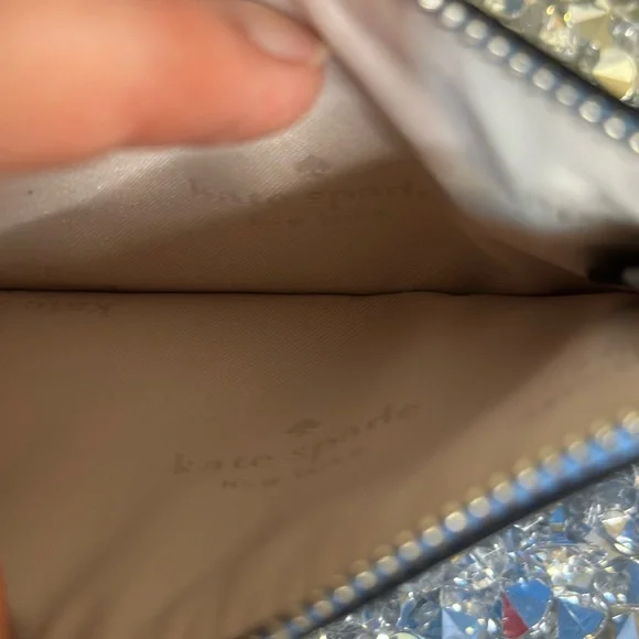 NWT-Kate Spade Blue Wallet - Picture 3 of 6